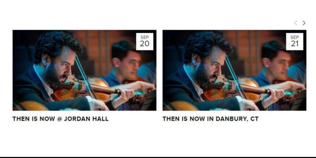 THEN IS NOW @ JORDAN HALL