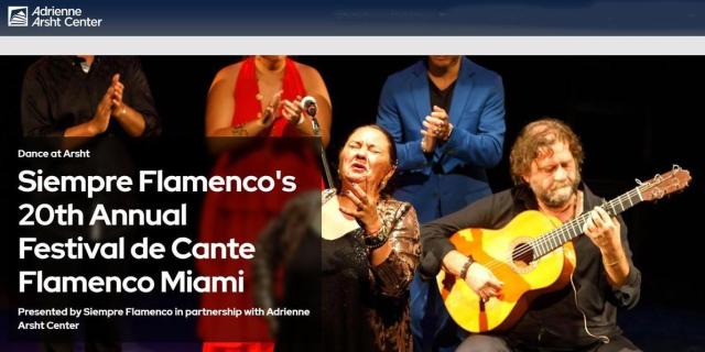 20th Annual Festival de Cante Flamenco Miami