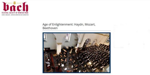 Age of Enlightenment: Haydn, Mozart, Beethoven