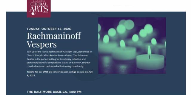 Rachmaninoff Vespers