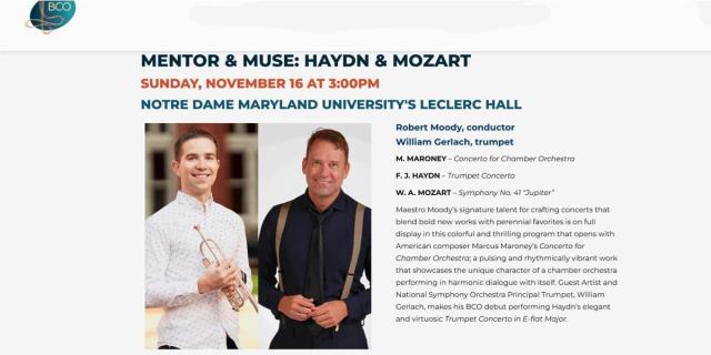 MENTOR & MUSE: HAYDN & MOZART
