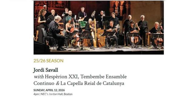 Jordi Savall with Hespèrion XXI