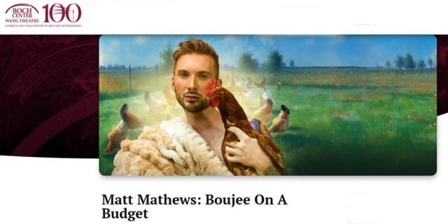 Matt Mathews: Boujee On A Budget