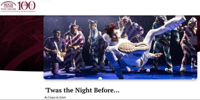 'Twas the Night Before... By Cirque du Soleil