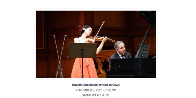 Mozart, Coleridge-Taylor, Dvořák