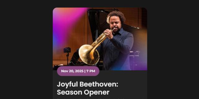 Joyful Beethoven: Season Opener