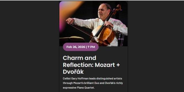 Charm and Reflection: Mozart + Dvořák