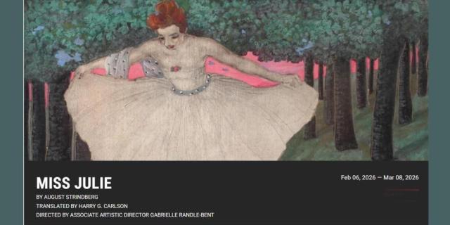 Miss Julie By August Strindberg