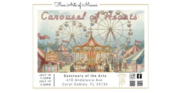 Fine Arts of Miami presents CARROUSEL OF HEARTS