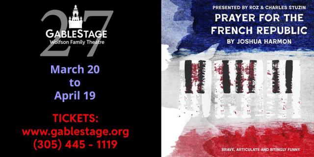 Prayer for the French Republic by Joshua Harmon