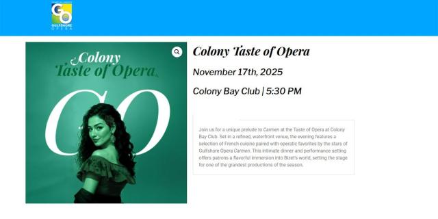 Colony Taste of Opera