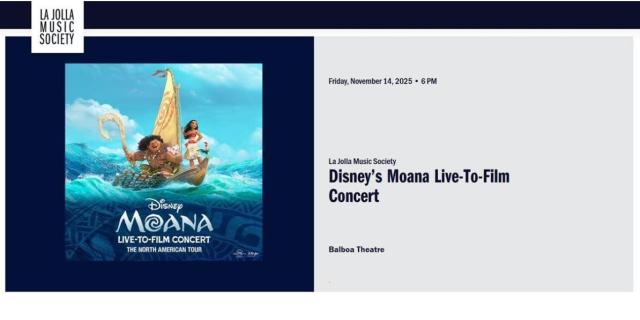 Disney’s Moana Live-To-Film Concert