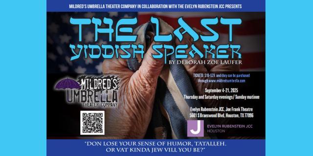The Last Yiddish Speaker  By Deborah Zoe Laufer