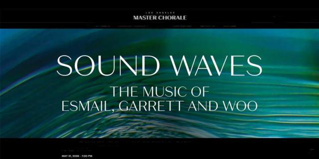 SOUND WAVES: THE MUSIC OF ESMAIL, GARRETT AND WOO
