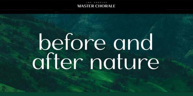 Before and After Nature