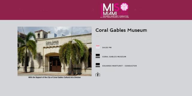 MISO at Coral Gables Museum
