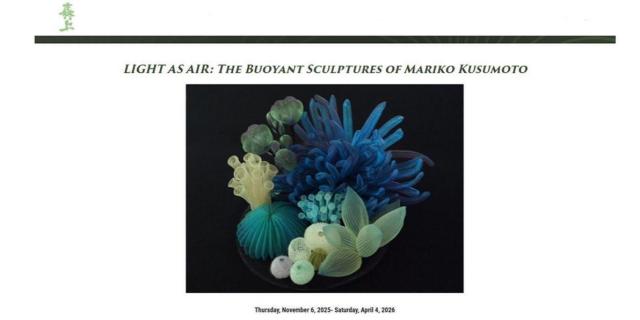 LIGHT AS AIR: The Buoyant Sculptures of Mariko Kusumoto
