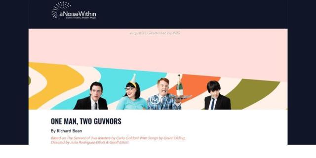One Man, Two Guvnors By Richard Bean