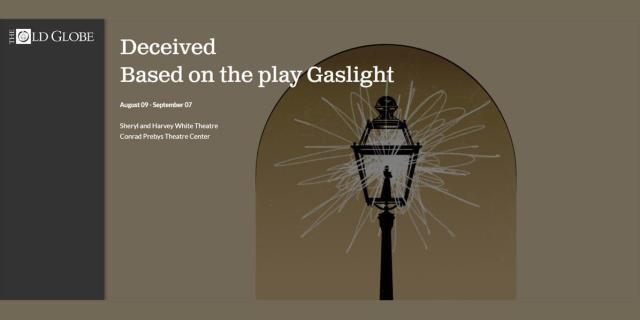 Deceived Based on the play Gaslight