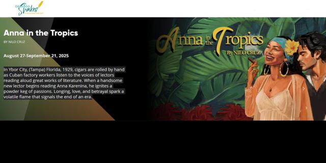 Anna in the Tropics By Nilo Cruz