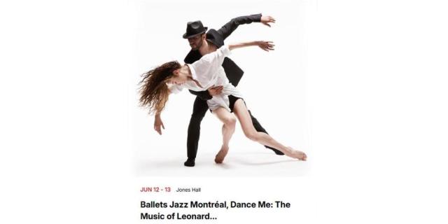 Ballets Jazz Montréal, Dance Me: The Music of Leonard Cohen