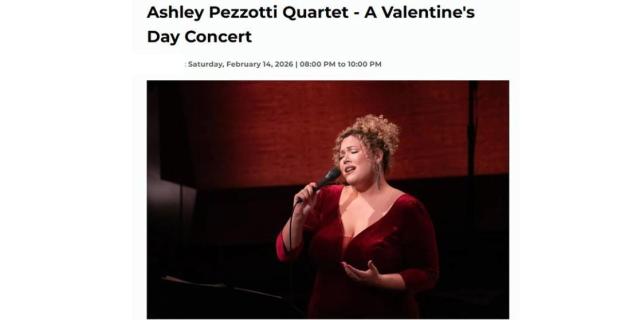 Ashley Pezzotti Quartet - A Valentine's Day Concert