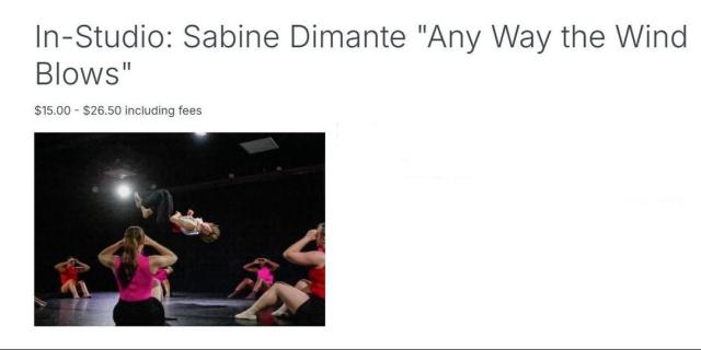 In-Studio: Sabine Dimante "Any Way the Wind Blows"