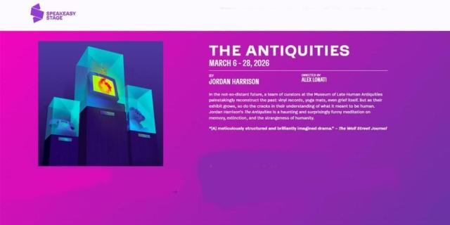 The Antiquities By Jordan Harrison