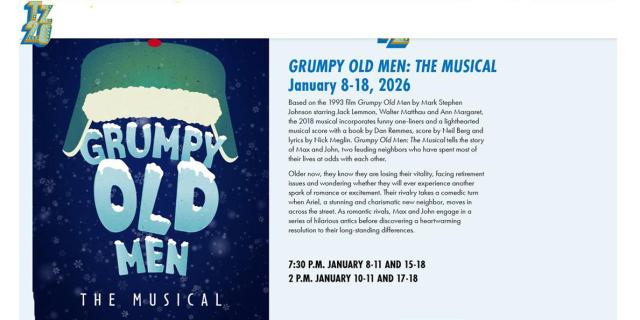 GRUMPY OLD MEN: THE MUSICAL